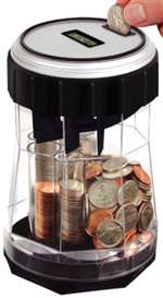 Mag-nif Ez-count Money Jar Digital Coin Counter - Factory Express